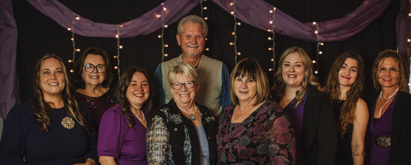Grandmother hugging grandchild